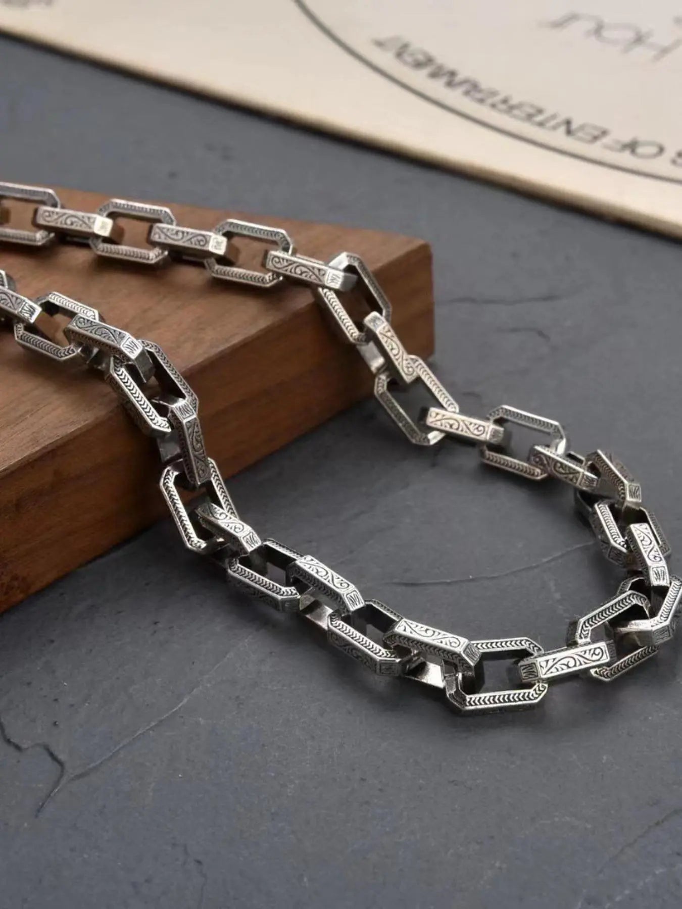 Unisex Street Trend Chunky Chain Necklace, Vintage Trendy Hip Hop Style Chunky Chain Necklace, Chic Jewelry as Gift for Boyfriend & Girlfriend, Cuban Link Chain