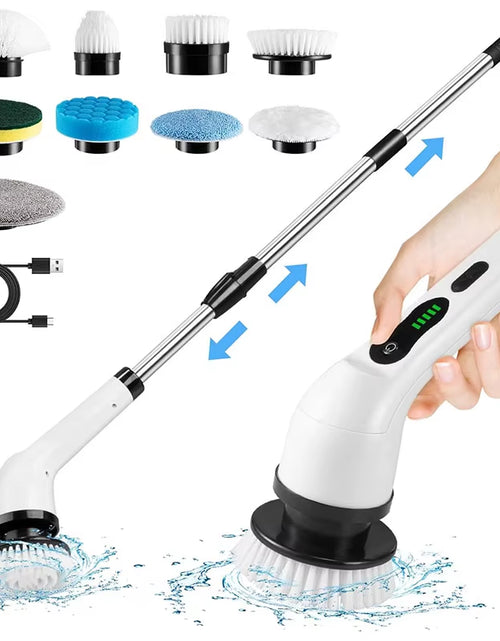 Load image into Gallery viewer, Cordless Spin Scrubber Electric Multipurpose Cleaning Brush for Kitchen Bathroom Toilet - Household Hair Brushes and Mops

