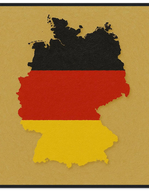 Load image into Gallery viewer, Cadre Drapeau De L'Allemagne – Affiche Encadrée En Bois – Format Décoratif
