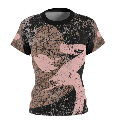 Artistic Women T-Shirt PAINT - Minimal by Queennoble