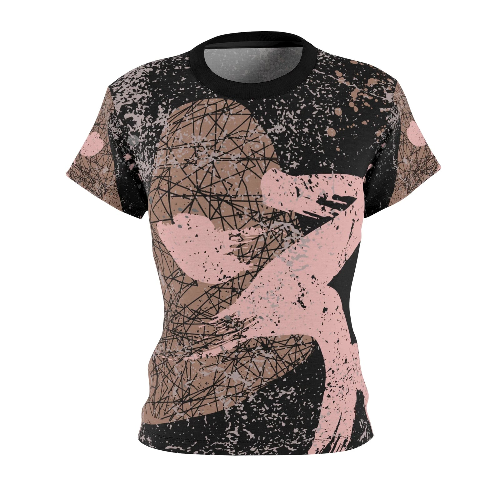 Artistic Women T-Shirt PAINT - Minimal by Queennoble