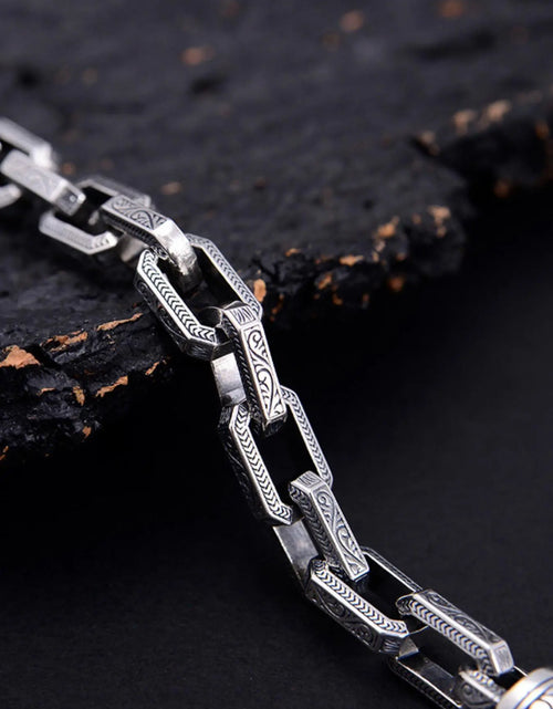 Load image into Gallery viewer, Unisex Street Trend Chunky Chain Necklace, Vintage Trendy Hip Hop Style Chunky Chain Necklace, Chic Jewelry as Gift for Boyfriend &amp; Girlfriend, Cuban Link Chain
