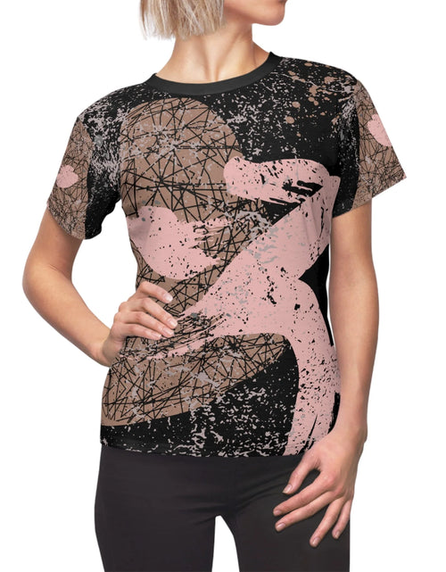 Load image into Gallery viewer, Artistic Women T-Shirt PAINT - Minimal by Queennoble
