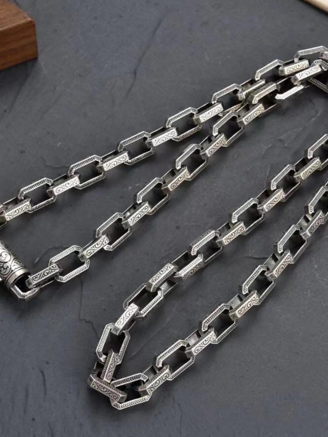 Unisex Street Trend Chunky Chain Necklace, Vintage Trendy Hip Hop Style Chunky Chain Necklace, Chic Jewelry as Gift for Boyfriend & Girlfriend, Cuban Link Chain