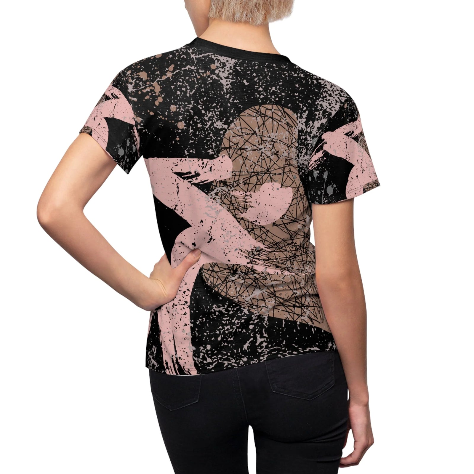 Artistic Women T-Shirt PAINT - Minimal by Queennoble