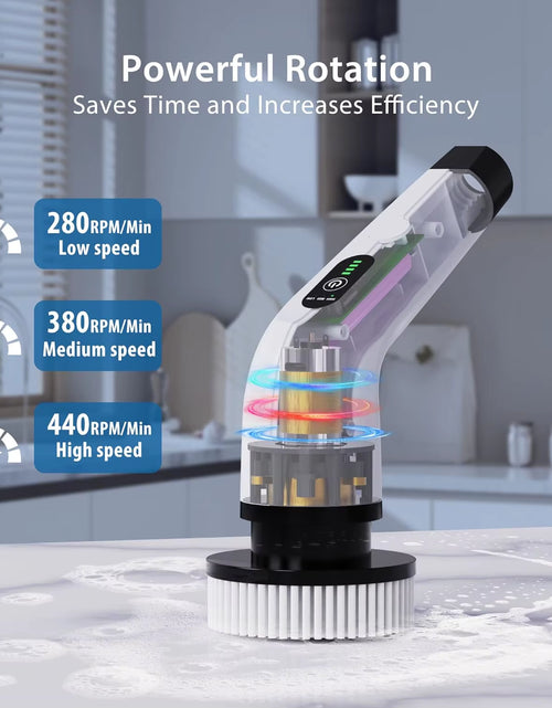 Load image into Gallery viewer, Cordless Spin Scrubber Electric Multipurpose Cleaning Brush for Kitchen Bathroom Toilet - Household Hair Brushes and Mops
