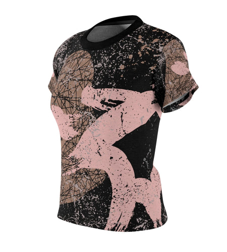 Artistic Women T-Shirt PAINT - Minimal by Queennoble