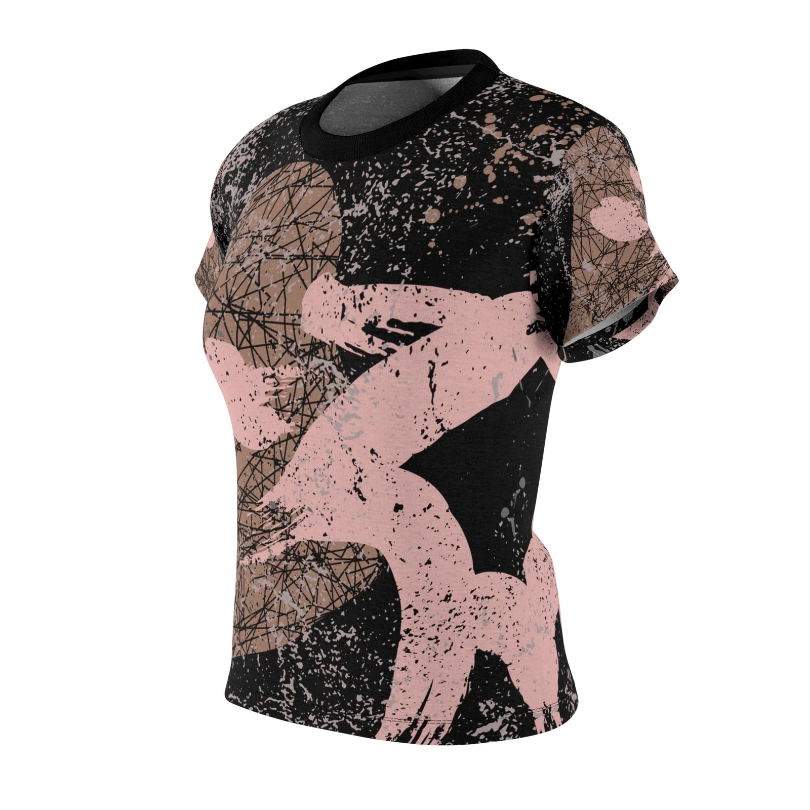 Artistic Women T-Shirt PAINT - Minimal by Queennoble